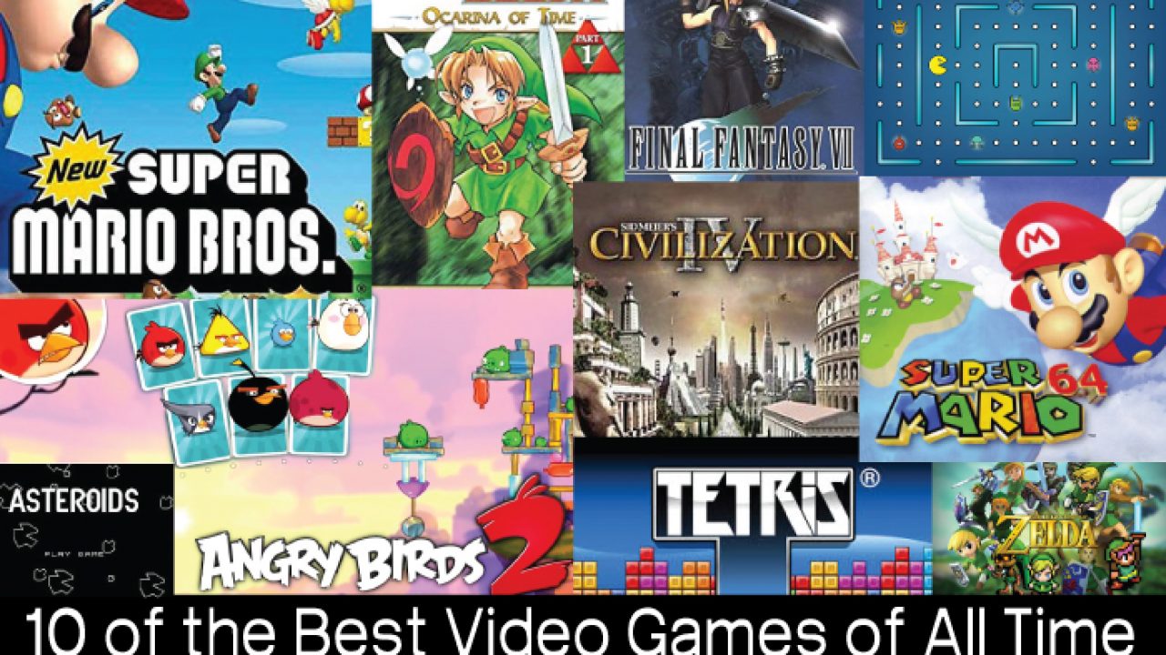 Your Top 10 Video Games, all time!